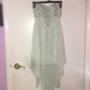 Mint Green Semi Formal Dress